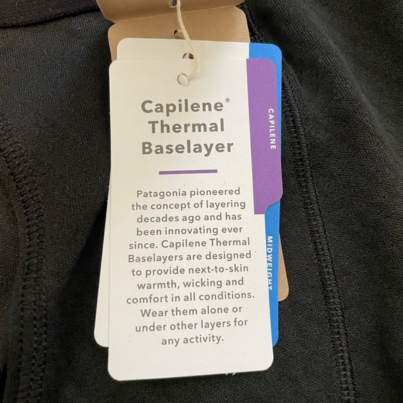 NWT Patagonia Midweight Base Layer - Picture 4 of 5